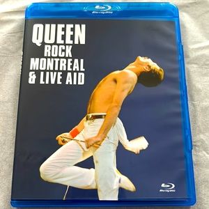 Queen Rock Montreal & Live Aid Blu Ray Disc